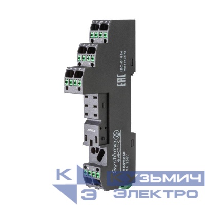 Розетка для реле 2СО скоба mixed push in SE SGZE08P