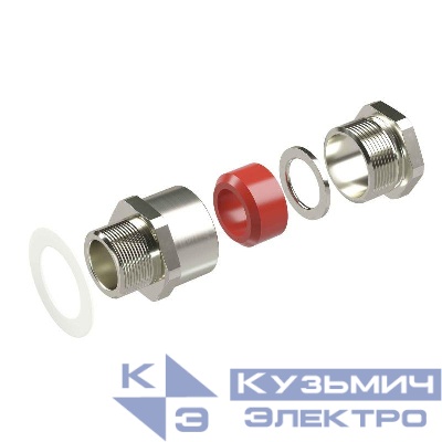 Ввод кабельный серии КН для небронир. кабеля М32х1.5 d17.8-25мм никелированная латунь IP66/IP68 DKC KH4MHK