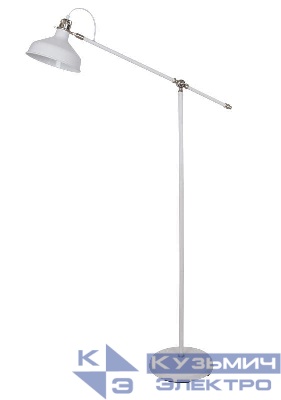 Светильник KD-425F С71 напол. Amsterdam 1хE27 40Вт 230В бел.+хром Camelion 13019