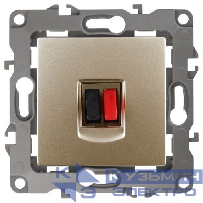 Розетка аудио 12-3111-04 шампань ЭРА Б0027454