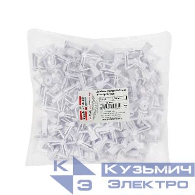 Дюбель (анкер) бабочка 10х50 полипропилен (уп.100шт) пакет Tech-Krep 111494