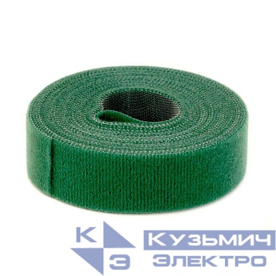 Лента-липучка 16х5000мм зел. (рулон) DKC 285X16GN