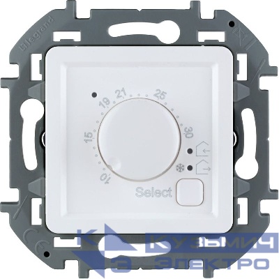 Термостат Inspiria с внешн. датчиком для тепл. полов бел. IEK 673810