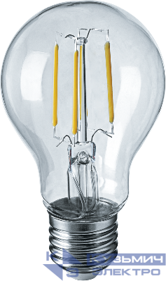 Лампа светодиодная 71 306 NLL-F-A60-8-230-2.7K-E27 8Вт грушевидная 2700К тепл. бел. E27 780лм 220-240В Navigator 71306