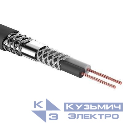 Кабель микрофонный 2х0.25 100м (м) Rexant 01-6029