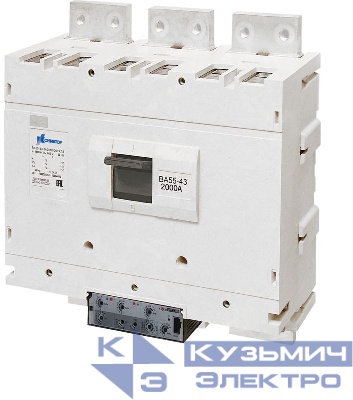 Выключатель автоматический 3п 1600А 33.5кА ВА55-43 344710-20 УХЛ3 690В Контактор 1003232