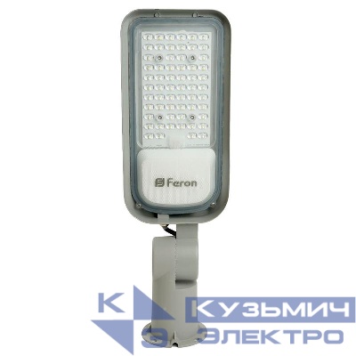Светильник светодиодный SP3060 50Вт IP65 100-265В/50Гц уличный сер. FERON 48762