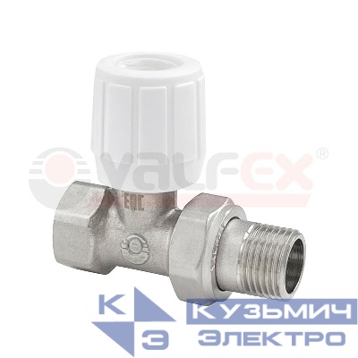 Клапан для радиаторов ручной прямой 1/2дюйм (компактный) (135/9) К VALFEX VF.08.R.04