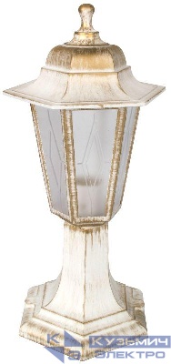 Светильник садово-парковый PP4104 C66 НТУ 06-60-001 У1 "Оскар1" 6-гран. пласт. +пласт. бел. бронза Camelion 13845
