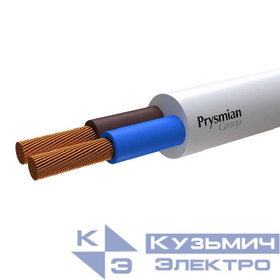 Провод ПВС 2х1.5 Б (бухта) (м) РЭК-PRYSMIAN 0102040201