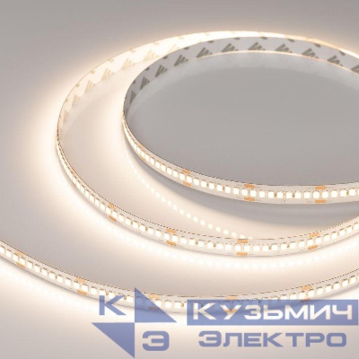 Лента светодиодная RT-A240-10mm 24V Warm 3500К 22Вт/м IP20 2835 высок. эффект. 150лм/Вт (уп.5м) Arlight 038744