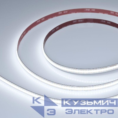 Лента светодиодная COB-X480-10mm 24V White 6000К 10Вт/м IP20 FreeCut свободная резка (уп.5м) Arlight 044194