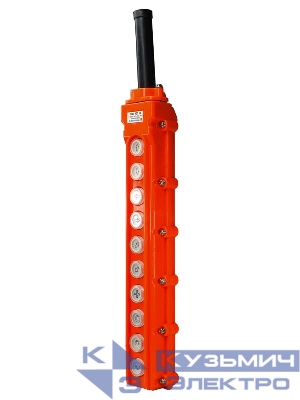 Пост кнопочный ПКТ-100 У2 5А IP54 вверх; вниз; влево; вправо; вперед; назад; по часовой; против часовой; быстрее; медленнее Электротехник ET055747