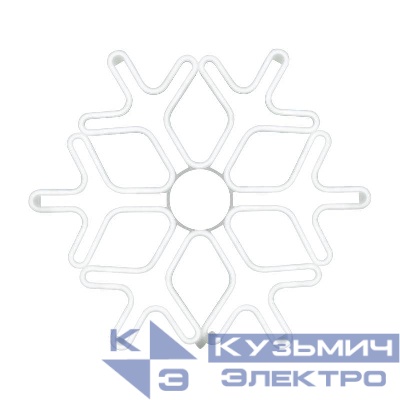 Фигура светодиодная "Снежинка" 60х60см LED син. 42Вт IP65 гибкий неон Neon-Night 501-343