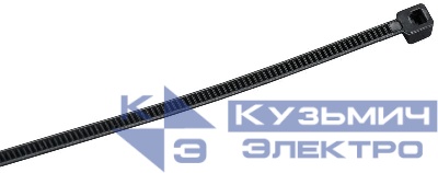 Хомут 2.5х380мм P6.6 стандартный черн. (уп.100шт) IEK UHH30-D025-380-100-K02