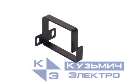 Кольцо для вертикальной разводки кабельных линий 50х60мм метал. Черн. NIKOMAX NMC-OV600-BK