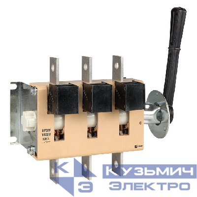 Выключатель-разъединитель ВР32У-39B31250 630А 1 напр. с дугогасит. съемная лев./прав. рукоятка MAXima EKF uvr32-39b31250