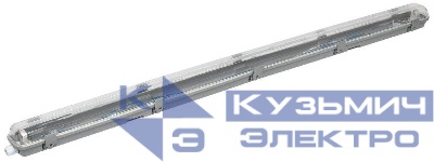 Светильник ДСП 2201 под LED лампу 1хT8 1200мм IP65 IEK LDSP0-2201-1X120-K01