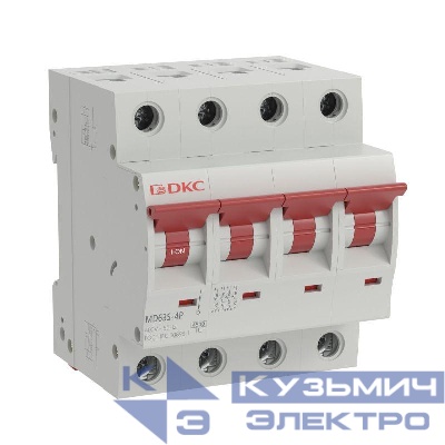 Выключатель автоматический модульный 4п D 13А 4.5кА YON max MD63S YON MD63S-4PD13