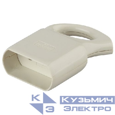 Розетка кабельная R1 6А без заземл. с кольцом непрямой ввод (10/200/7200) бел. ЭРА Б0019183