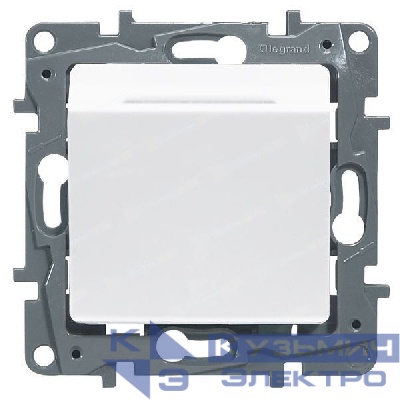 Выключатель карточный 1-кл. СП Etika 2А IP20 с выдержкой времени и подсветкой для гостиничных номеров механизм бел. IEK 672293