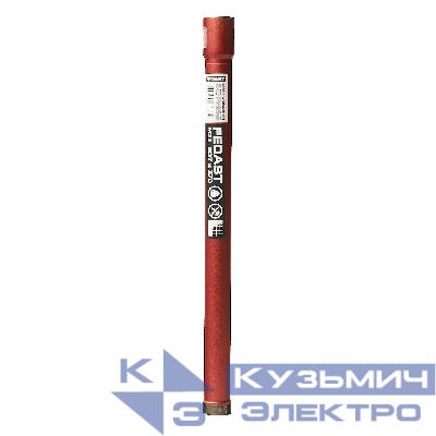 Коронка алмазная для мокрого сверления 27х370 мм, M22 FEDAST