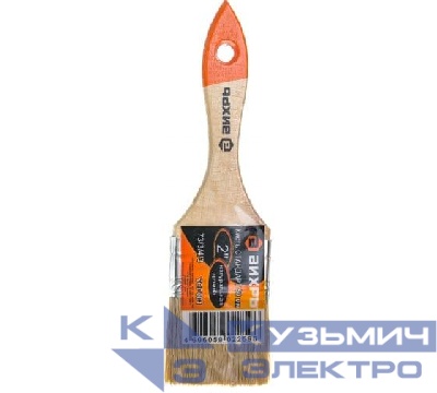 Кисть СТАНДАРТ 50мм 2дюйм. натур. щетина Вихрь 73/3/4/3