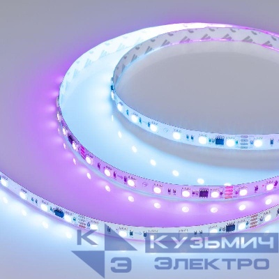 Лента светодиодная DMX-B60-10mm 24V RGB-PX6 15Вт/м IP20 5060 бегущий огонь (уп.5м) Arlight 033448