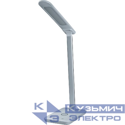 Светильник светодиодный настольный 93 268 NDF-D033-10W-MK-WH-LED 10Вт 3000/4000/6000К 265лм сенсор USB беспров. заряд. моб. устр. на основании бел. Navigator 93268