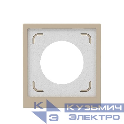 Рамка 1-м KANT IP44 ванильн. марципан DKC 7015942