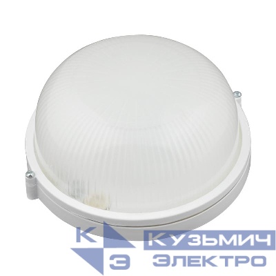 Светильник светодиодный ULW-K21A 8W/6000K IP54 White 8Вт 6000К d188мм промышленный накладной опал. рассеив. бел. Uniel UL-00005233