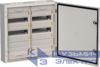 Корпус ЩРн-72 (2х36) TITAN 5 585х570х140 IP54 метал. сер. IEK TI5-50-N-2X036-54-7035