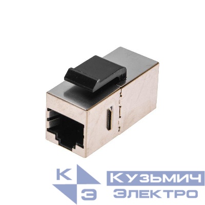 Адаптер проходной Keystone Jack RJ-45(8P8C) FTP кат.5E PRO Rexant 02-0102