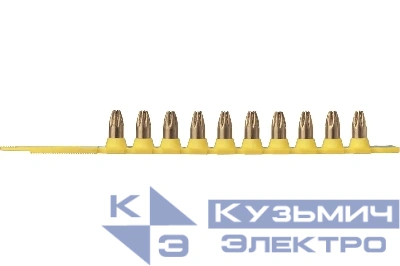 Монтажный патрон в кассете M10-2 для DX76, DX750 (кал. 6,8/18 M10, желтый, 100 шт/уп) FEDAST
