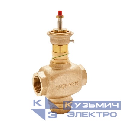 Клапан регулирующий 3-ход смес-разд резьб PN16 DN25 8.0куб.м/ч -10…+95град.C SE VGTBC025