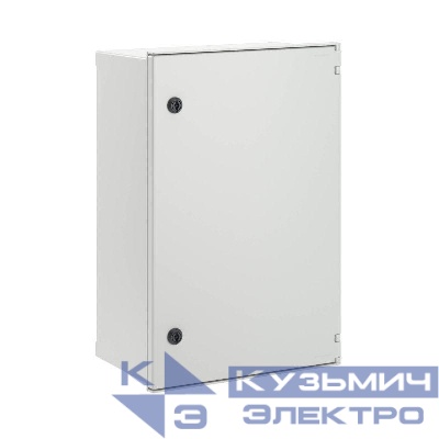 Шкаф цельный навесной без МП со сплошной дверью 600х400х230мм фиберглас DKC CN50649