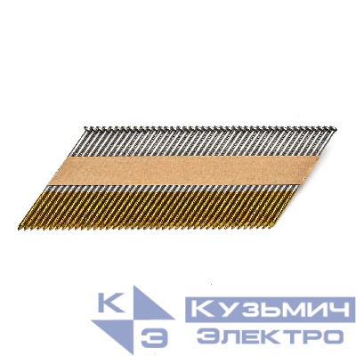 Реечные гвозди по дереву тип D34 (3х90 RIBrt кольц.накат. 2000 шт/уп) FEDAST