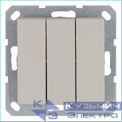 Выключатель 3-кл. 10А IP20 механизм тауп Jasmart G3031T