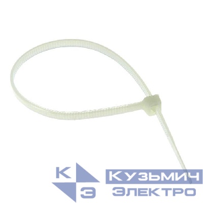 Хомут кабельный 2.5х150 нейл. бел. (уп.100шт) EKF plc-c-2.5x150