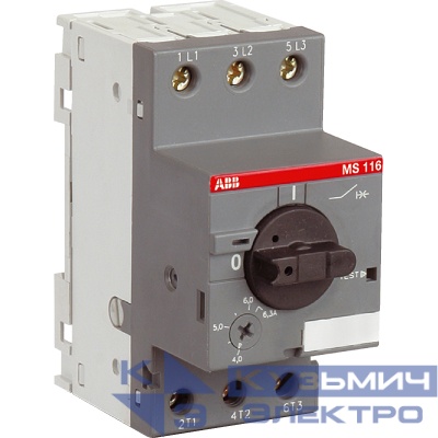 Выключатель авт. защиты двиг. MS-116-0.4 50kA ABB 1SAM250000R1003