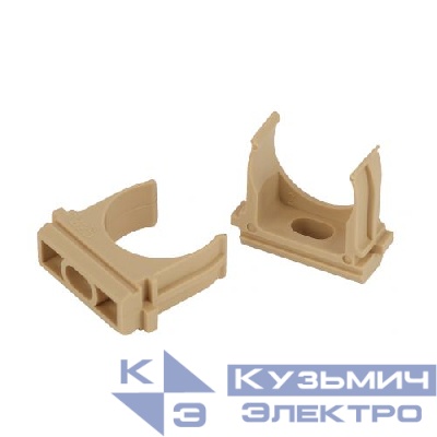 Держатель для труб (клипса) d25мм сосна Эра Б0043219