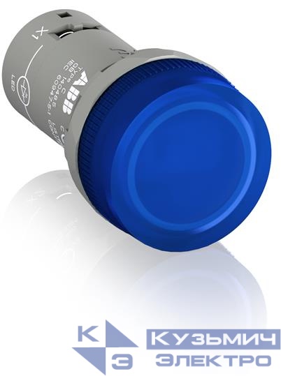 Лампа CL2-523L со встроен. светодиодом 230В AC син. ABB 1SFA619403R5234