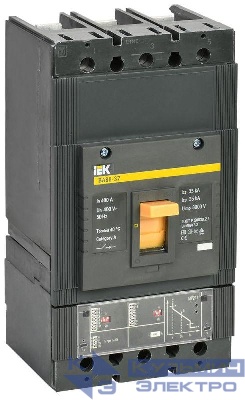 Выключатель автоматический 3п 400А 35кА ВА 88-37 электр. расцеп. MP 211 KARAT IEK SVA41-3-0400