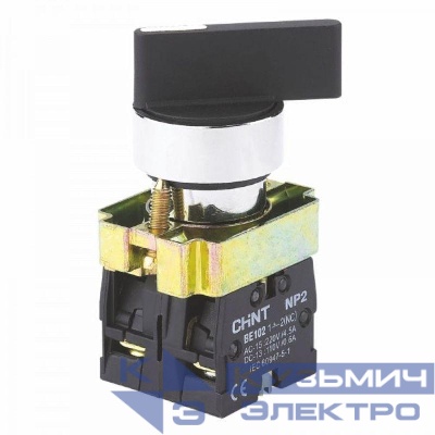 Переключатель NP2-BJ21 2 положения фиксацией 1НО IP40 (R) CHINT 573992