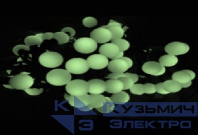 Гирлянда "Шарики" 10м OLDBL070-WW-E 70 тепл. бел. светодиодов соединяемая до 3шт уличная SHLights 4690601049674